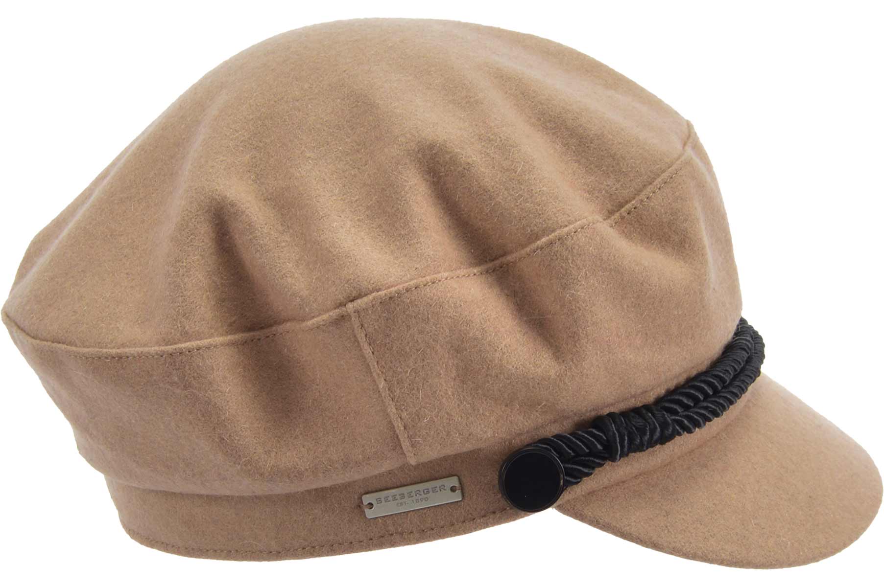 Cut and sewn cap woolmix