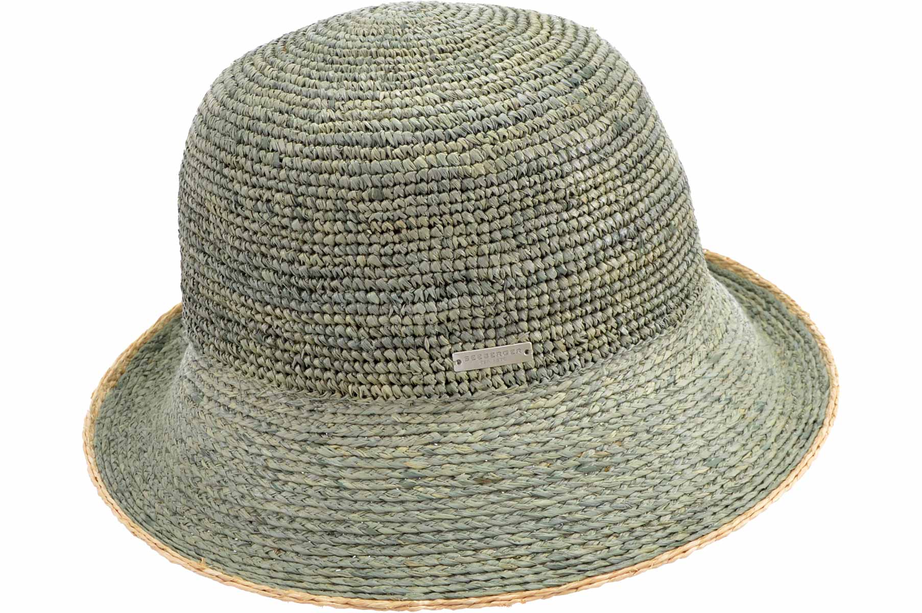 Raffia crochet cloche