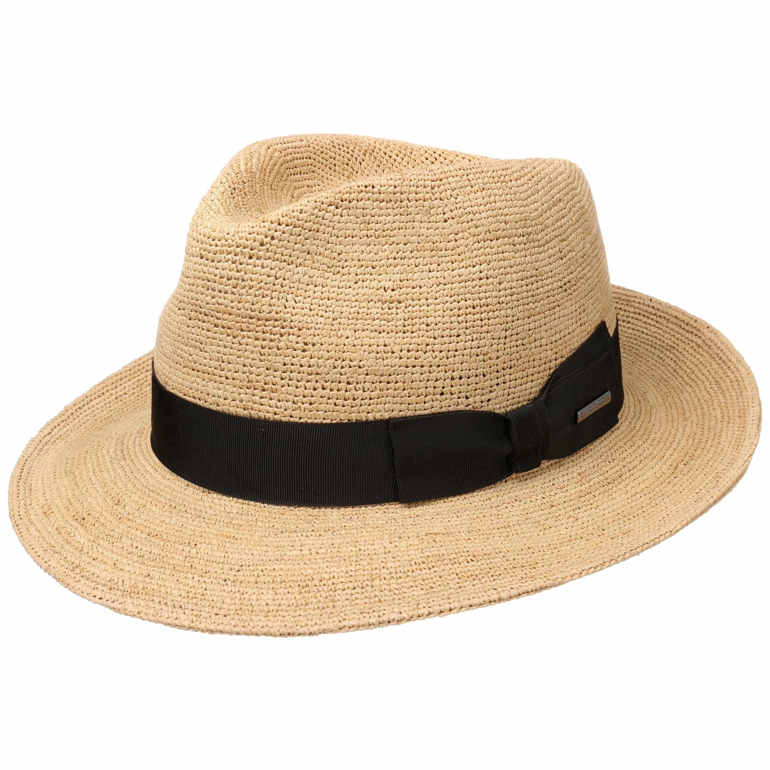 Fedora Raffia Crochet