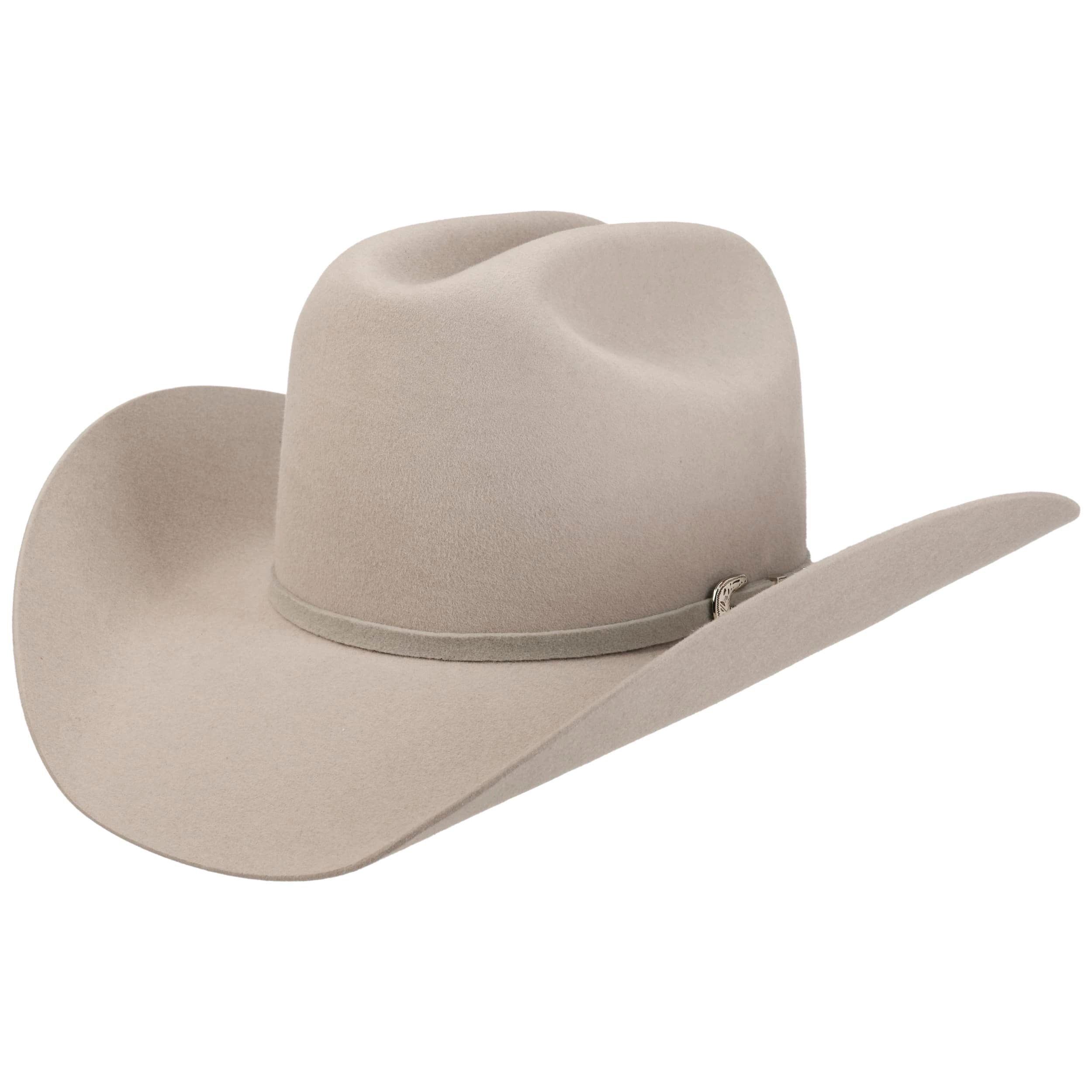 Western Woolfelt by JJ Hats New York Silverbelly