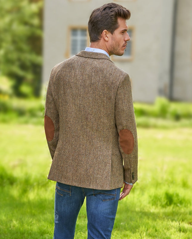 London – Country Herringbone Harris Tweed Kavaj